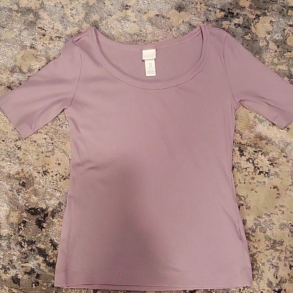 Lavender Short Sleeve Top